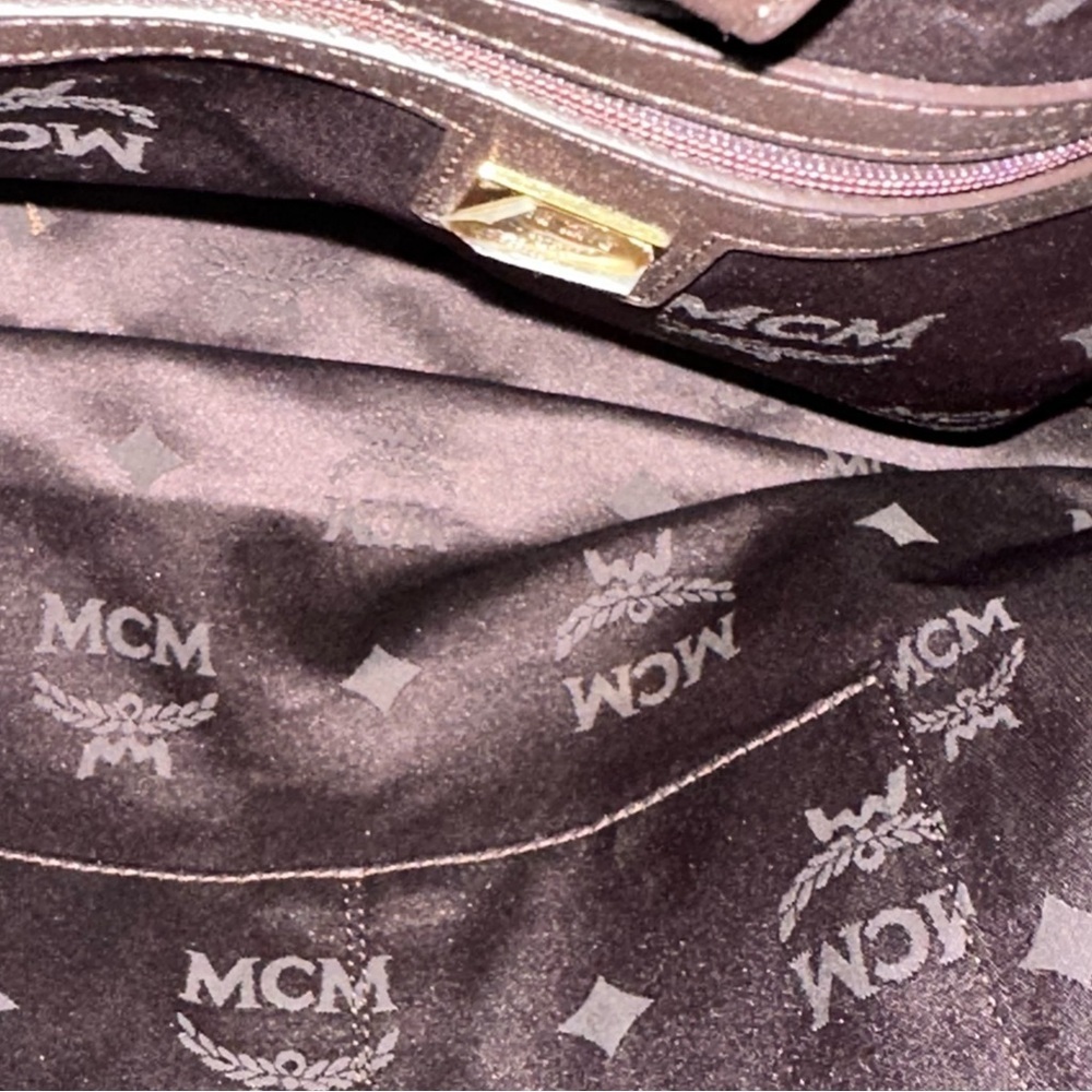 ❌SOLD❌🔥MCM VISETOS LEOPARD LARGE TOTE BAG LIMITED EDITION🔥MINT CONDITION - Picture 9 of 15